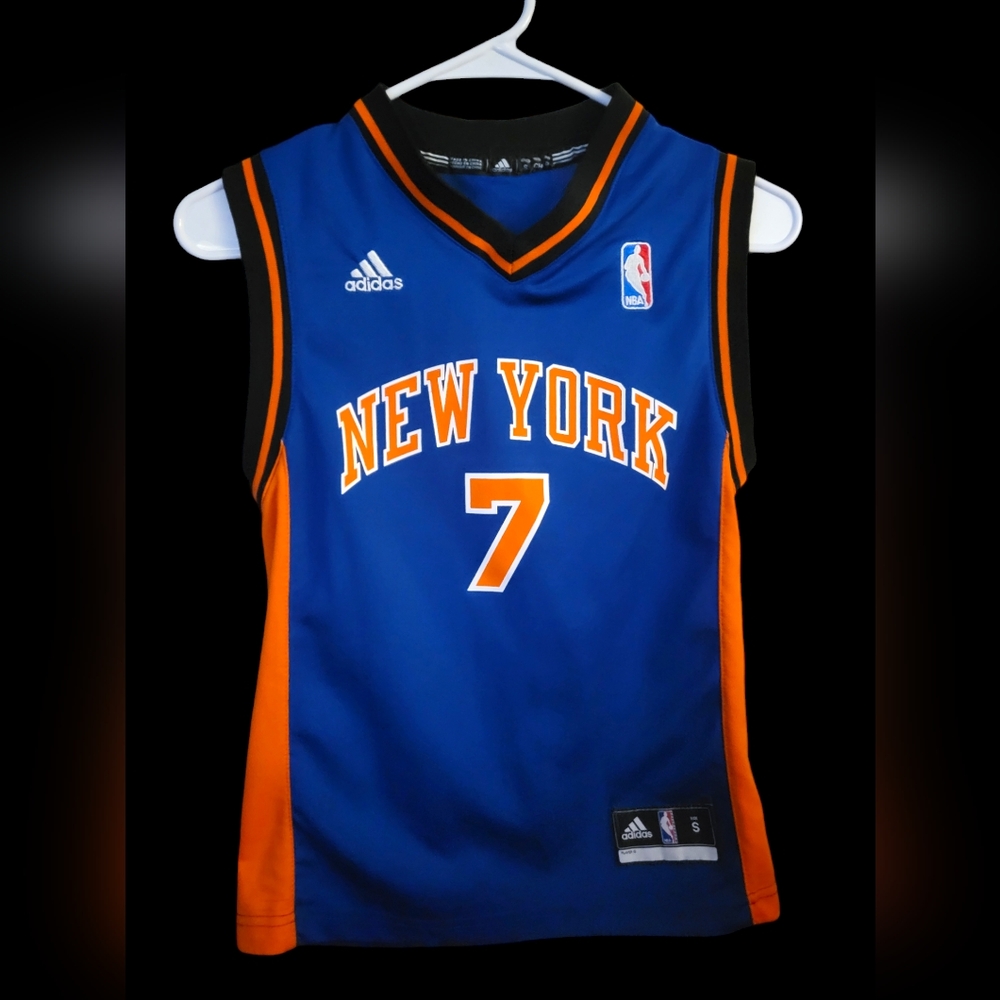 Carmelo Anthony #7 New York Knicks adidas Jersey (youth Small)